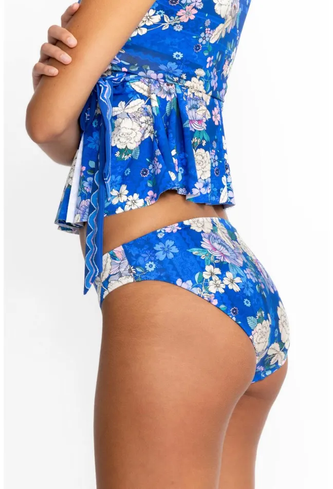 Women Johnny Was Swim and Resort Blue Dove Hipster Bottom Blue Dove