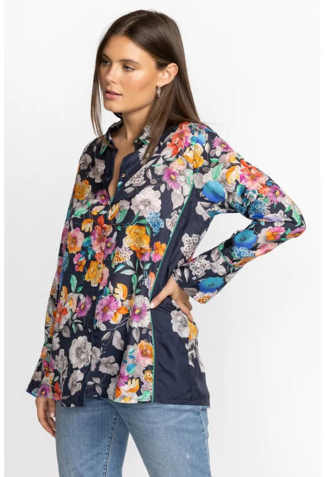 Women Johnny Was Tops Fall Dancer Button Up Falldance