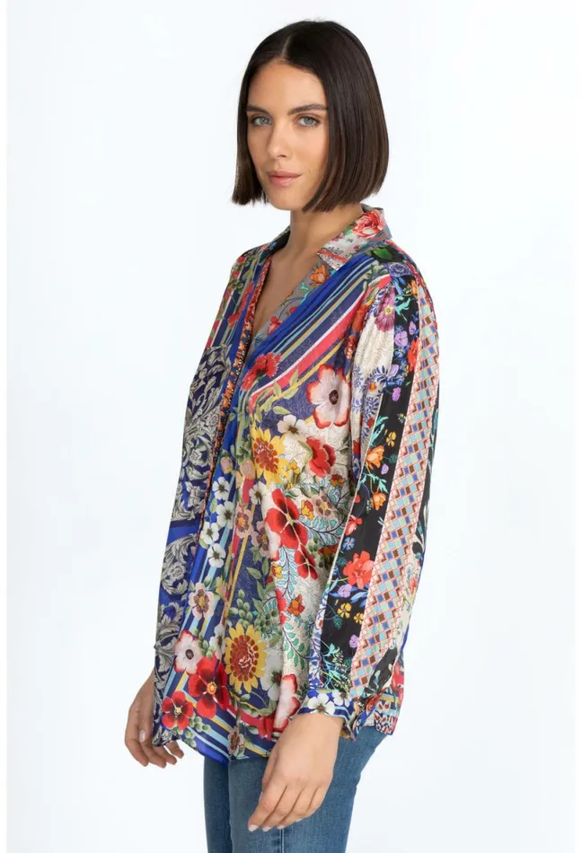 Women Johnny Was Tops Wild Lillai Blouse Multi