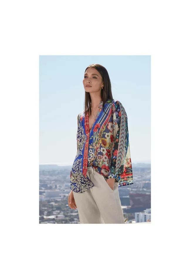 Women Johnny Was Tops Wild Lillai Blouse Multi