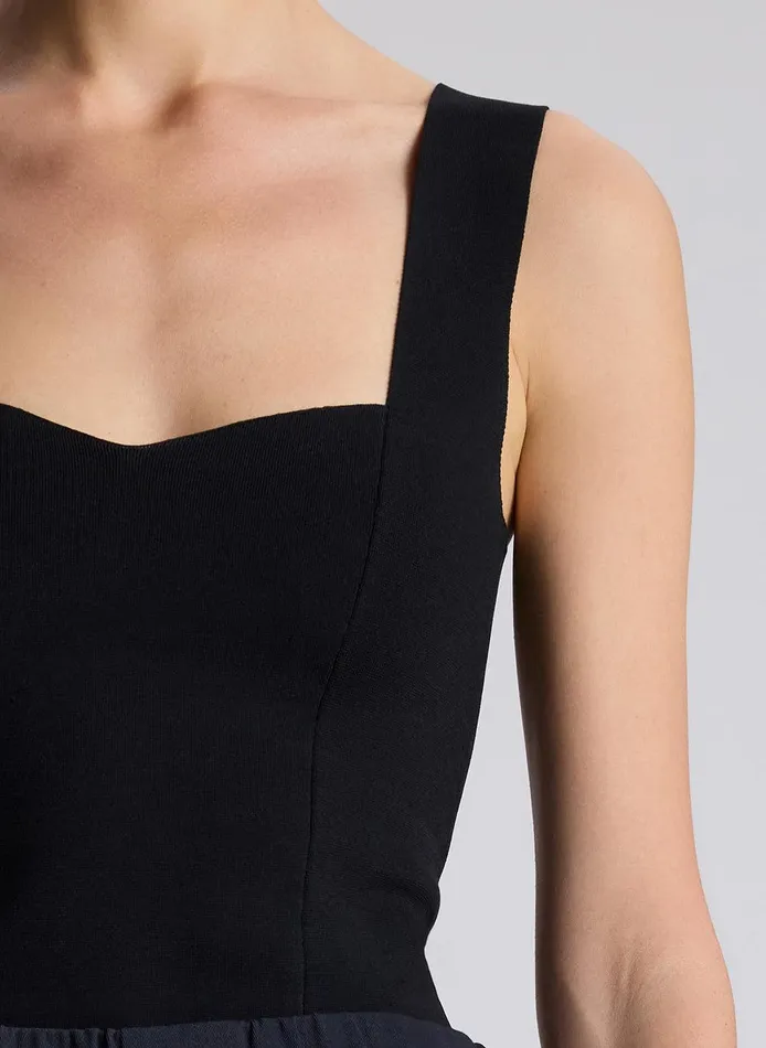Women Jordana Compact Knit Top Black ALC Tees and Tanks