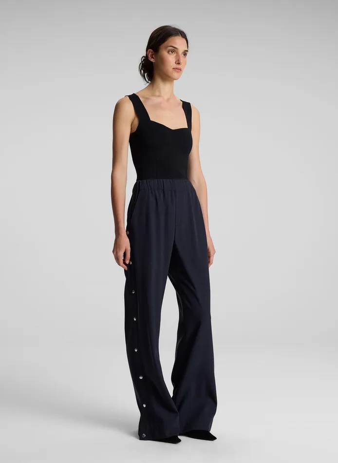 Women Jordana Compact Knit Top Black ALC Tees and Tanks