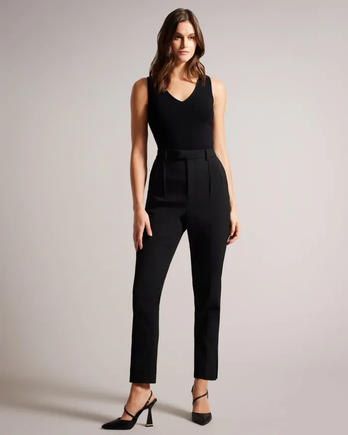 Women JOSIIY 8211 VNeck Slim Fit Knit Top Black Ted Baker Tops and Blouses