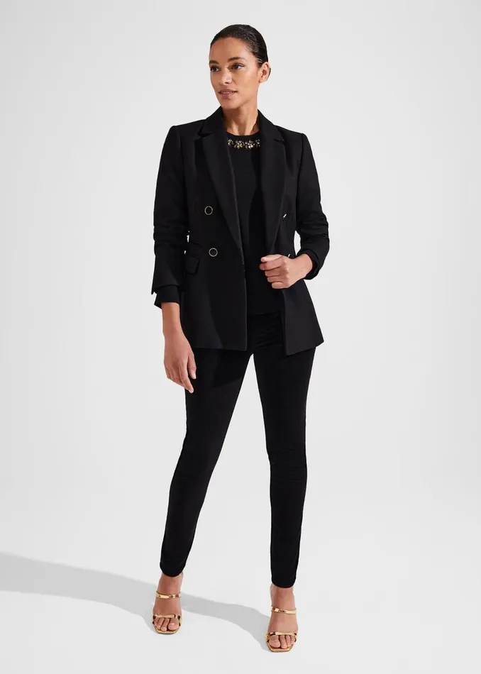 Women Jumpers and Cardigans Hobbs Alora Jumper With Wool Black