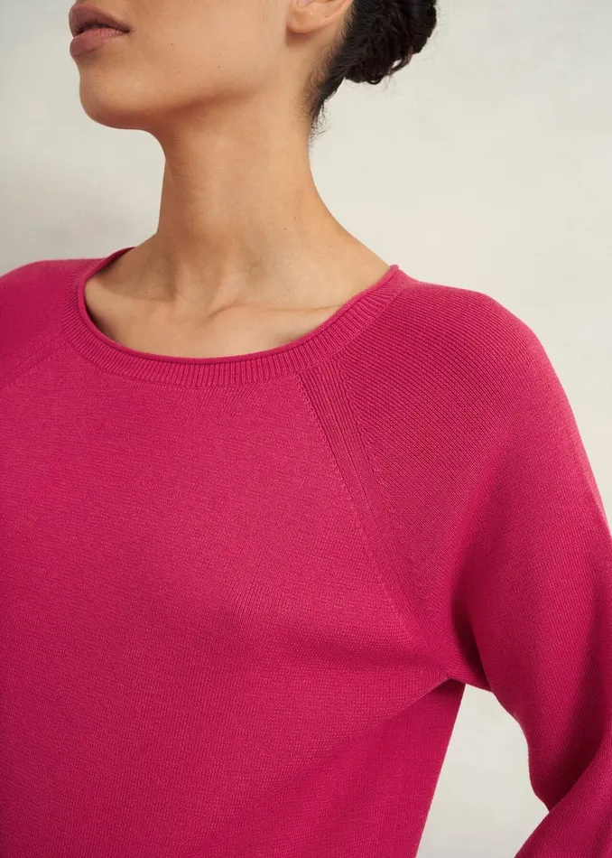 Women Jumpers and Cardigans Hobbs Jana Jumper With Wool Zinnia Pink