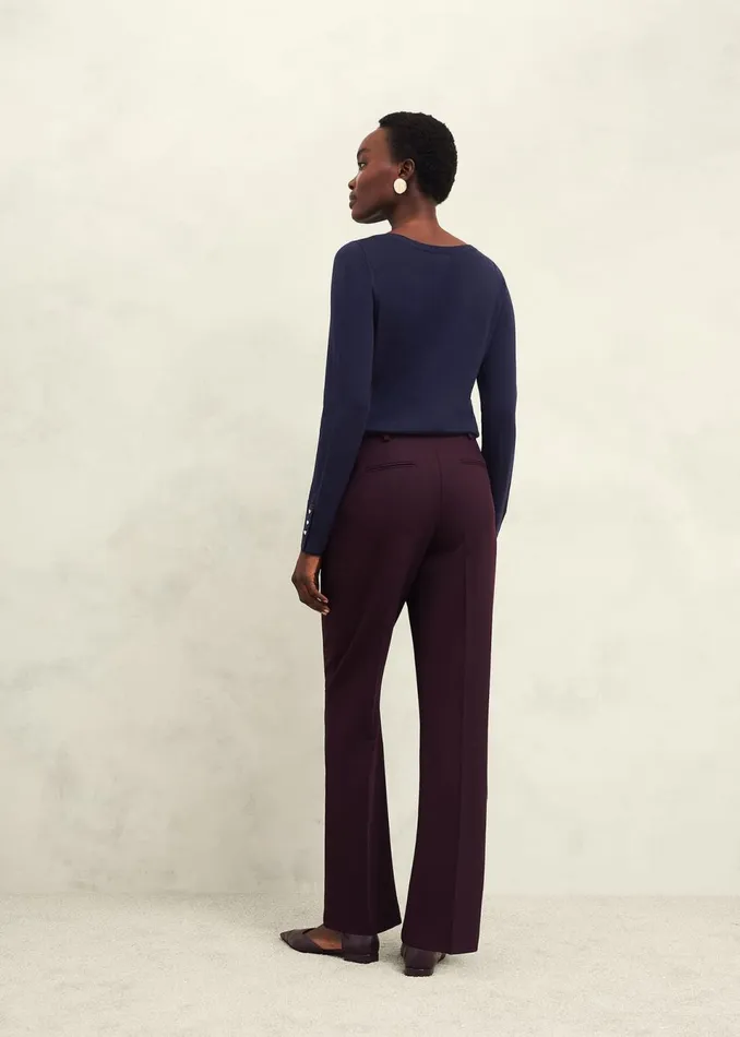 Women Jumpers and Cardigans Hobbs Perla Merino Wool Jumper Hobbs Navy