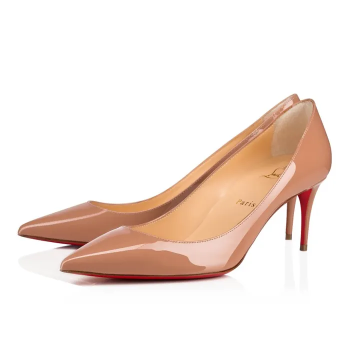 Women Kate 70 Mm Pumps 8211 Patent Calf Leather 8211 Blush Christian Louboutin Pumps
