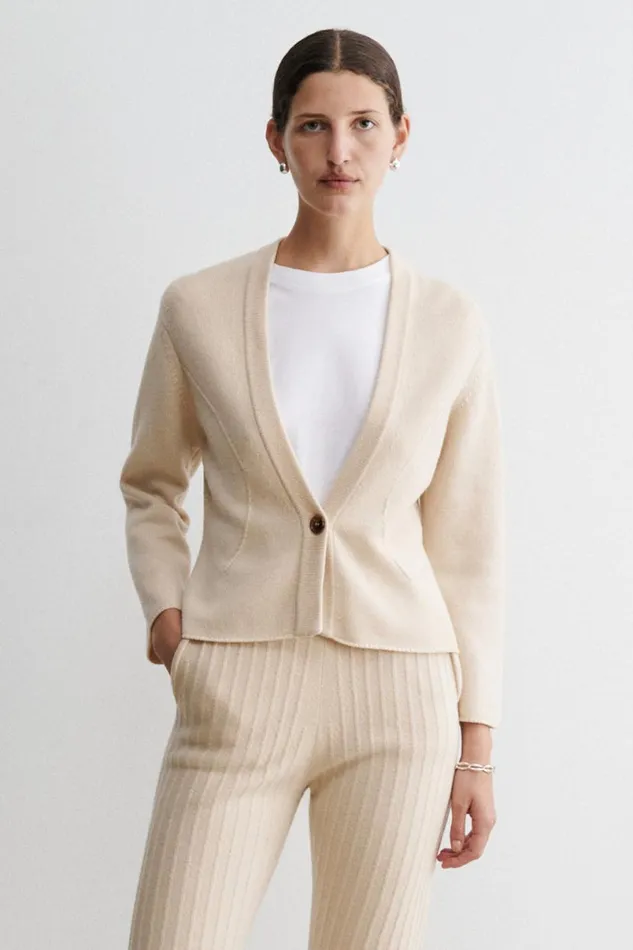 Women Knits Rachel Comey Dali Jacket Cream