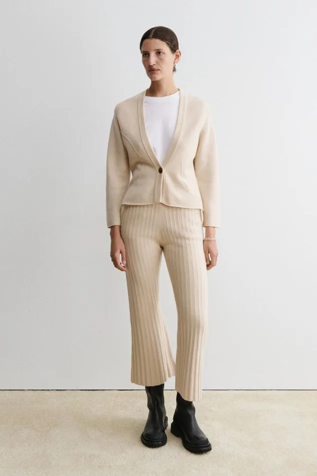 Women Knits Rachel Comey Dali Jacket Cream