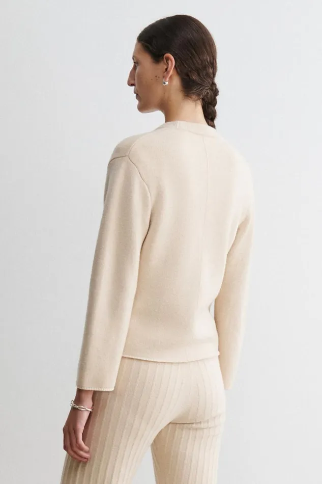 Women Knits Rachel Comey Dali Jacket Cream