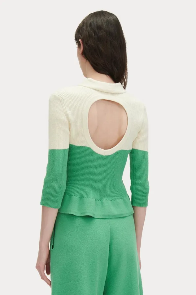 Women Knits Rachel Comey Niamh Top Jade Multi
