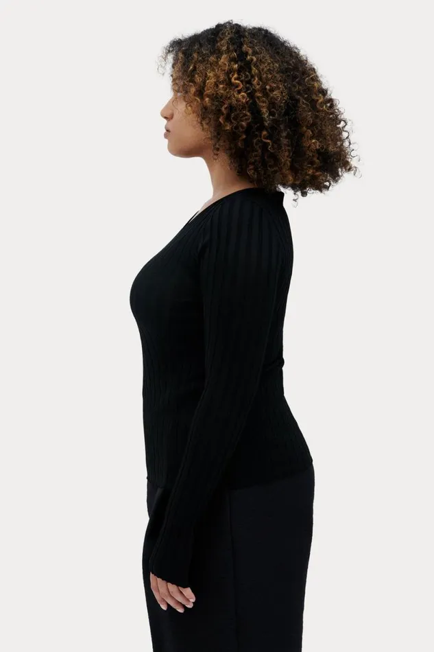 Women Knits Rachel Comey Post Top Black