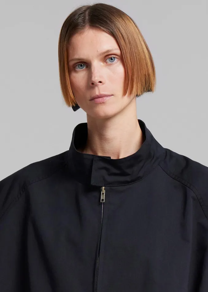 Women Lance Sleeveless Bomber Jacket 8211 Black The Frankie Shop Outerwear