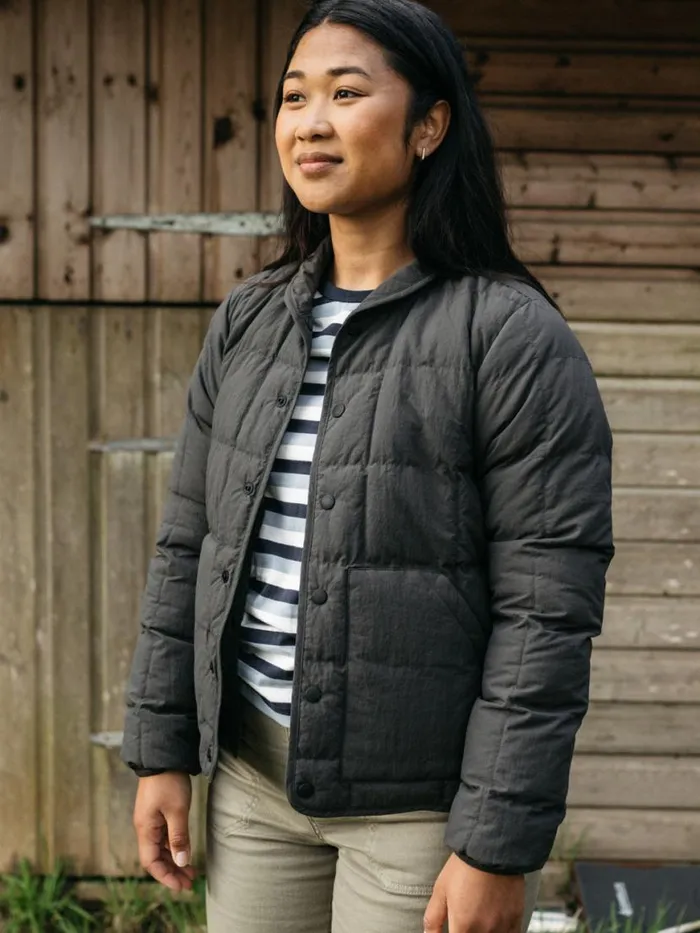 Women Lapwing Insulated Jacket Raven Finisterre Jackets Coats and Gilets
