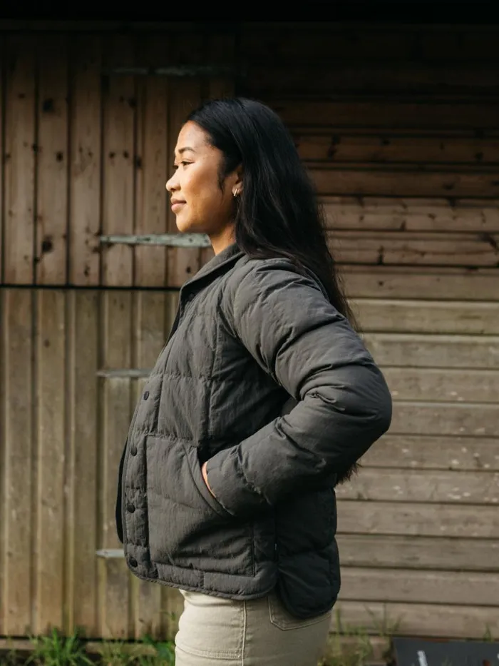 Women Lapwing Insulated Jacket Raven Finisterre Jackets Coats and Gilets