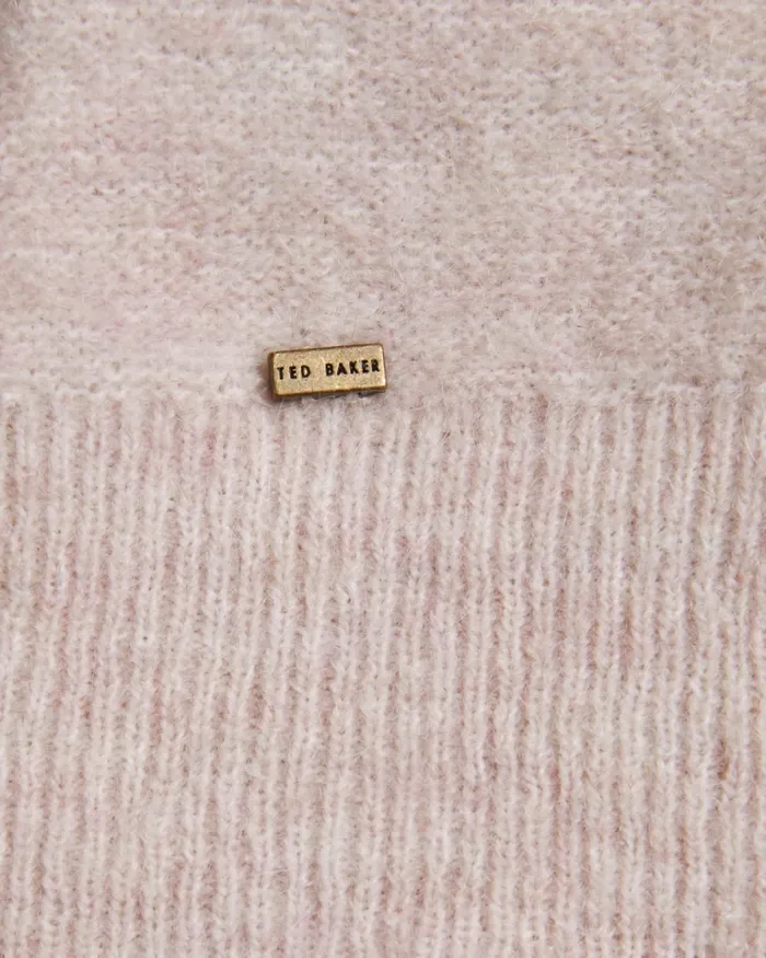 Women LARBOW 8211 Bow Embellished Jumper Pale Pink Ted Baker Jumpers and Cardigans Women LARBOW 8211 Bow Embellished Jumper Pale Pink Ted Baker Jumpers and Cardigans