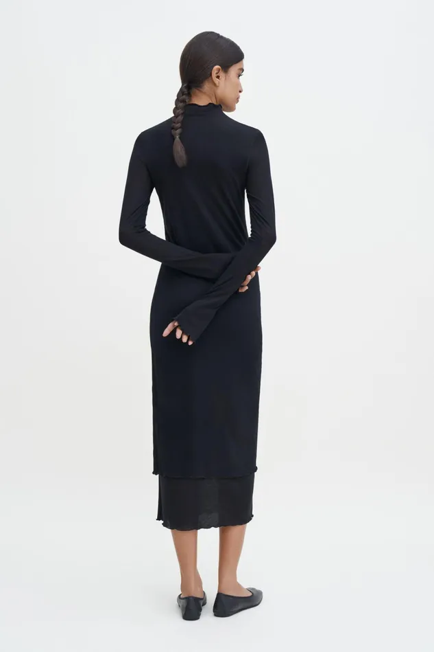 Women Layered Frill Dress Black Filippa K Dresses