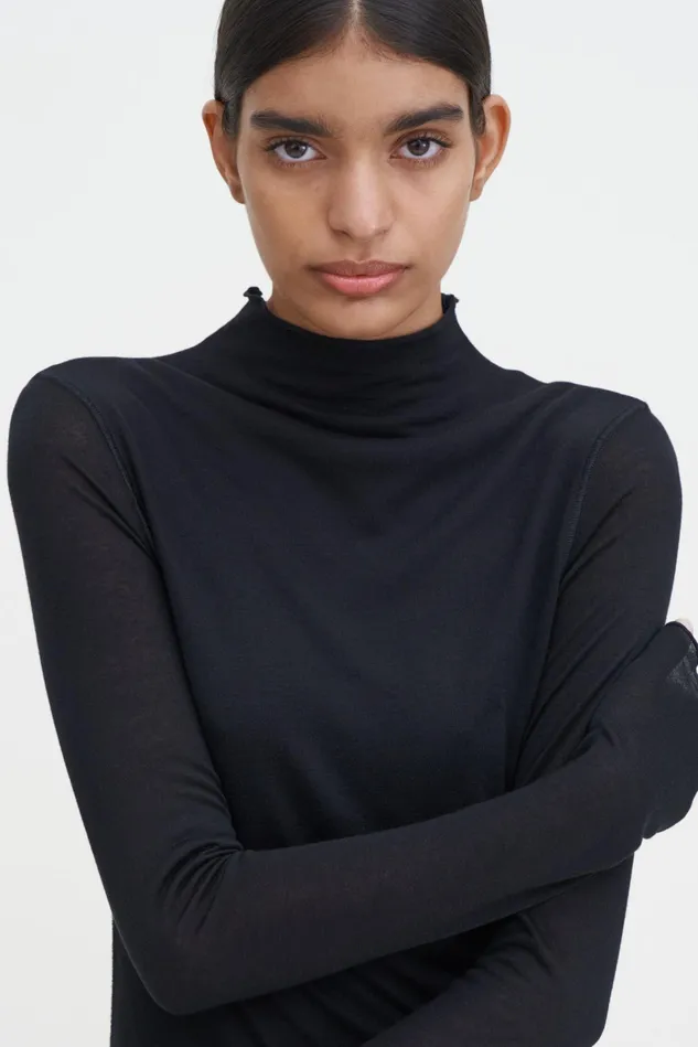 Women Layered Frill Dress Black Filippa K Dresses