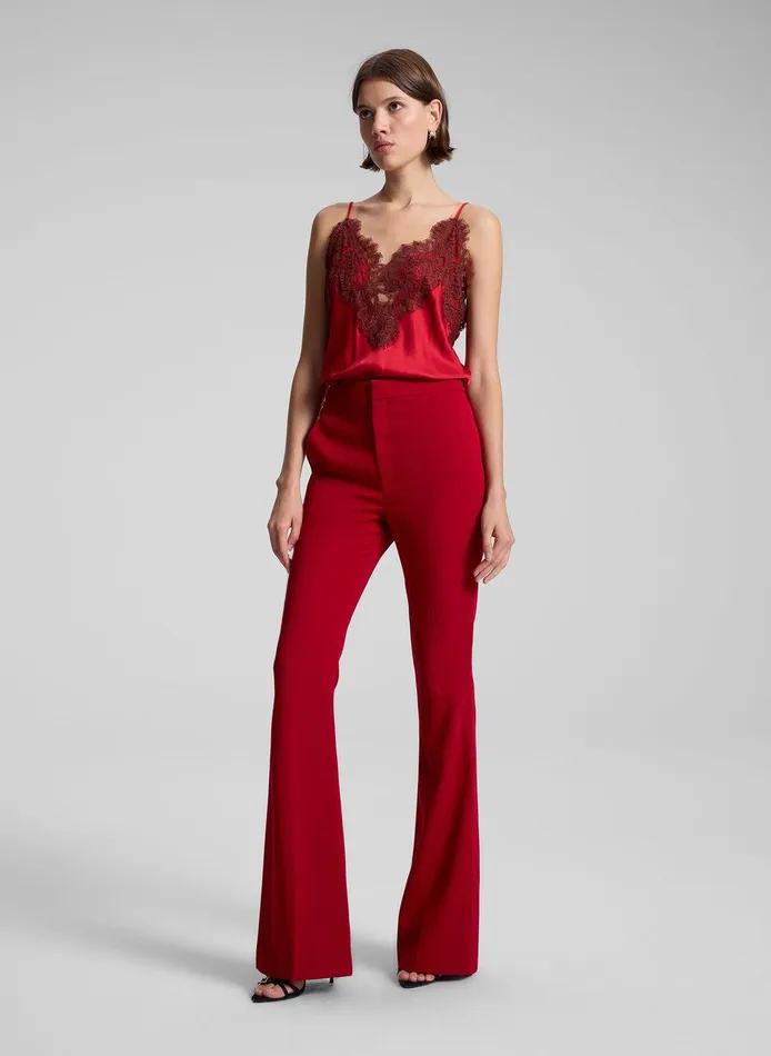 Women Lennon Satin And Lace Camisole Top Really Redbosco ALC Tees and Tanks