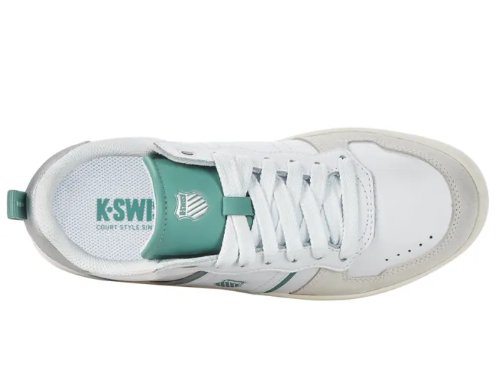 Women Lifestyle KSwiss LOZAN MATCH LTH Whiteberyl Greenstarwhitesilver