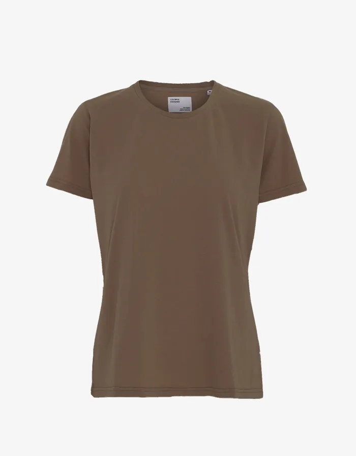 Women Light Organic Tee 8211 Cedar Brown TShirts Colorfulstandard Women