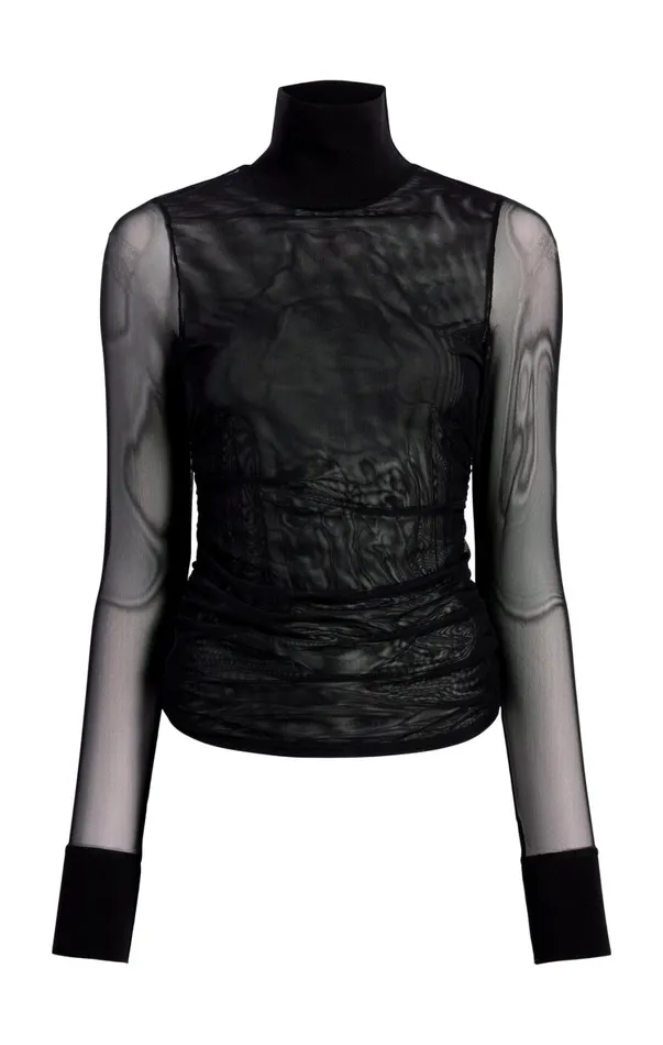 Women Long Sleeve Tops Cinq Sept Halen Top Black