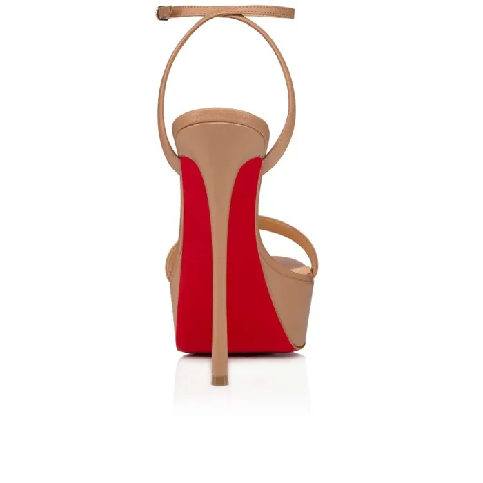Women Loubi Queen Alta 150 Mm Strappy Sandals 8211 Nappa Leather 8211 Blush Christian Louboutin Platforms