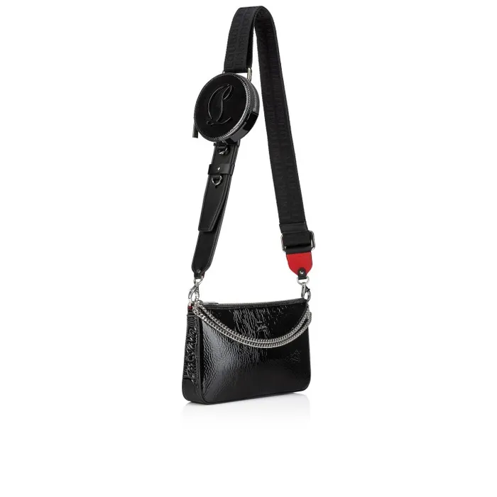 Women Loubila Crossbody Bag 8211 Vog Patent Leather 8211 Black Christian Louboutin Shoulder Bags