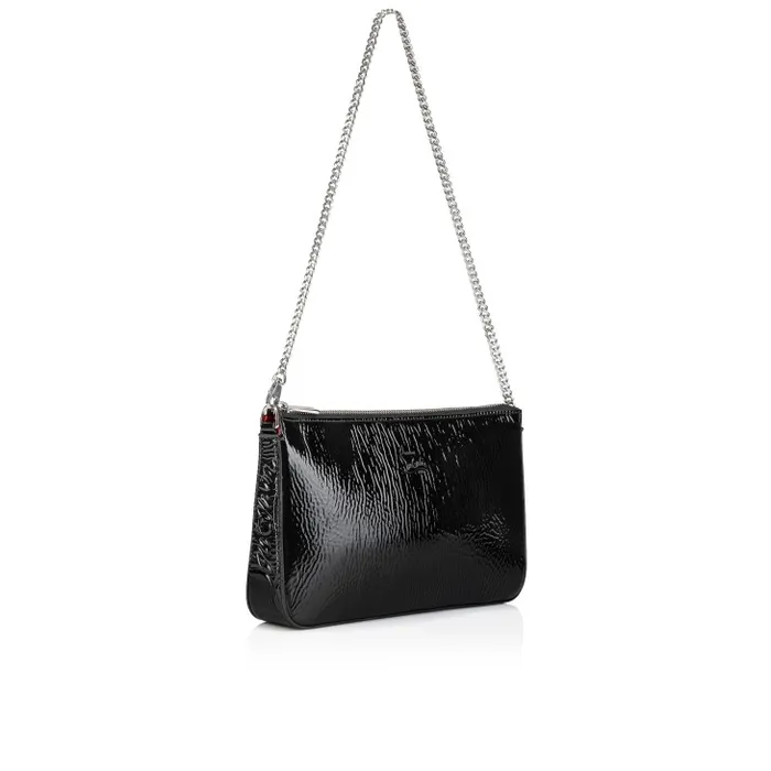 Women Loubila Crossbody Bag 8211 Vog Patent Leather 8211 Black Christian Louboutin Shoulder Bags