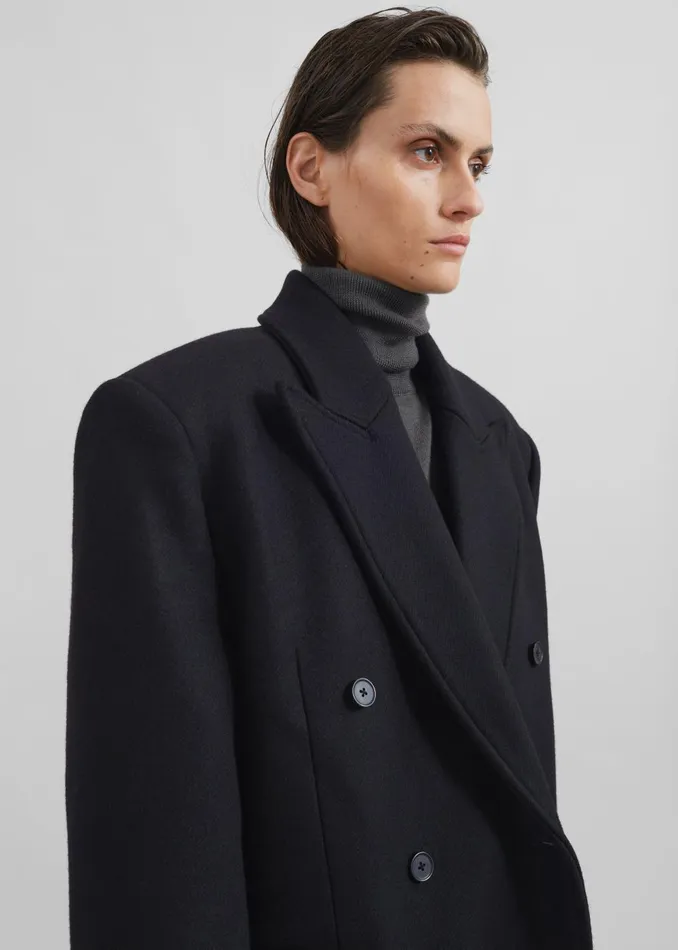 Women Loulou Studio Koon Blazer 8211 Black The Frankie Shop Outerwear