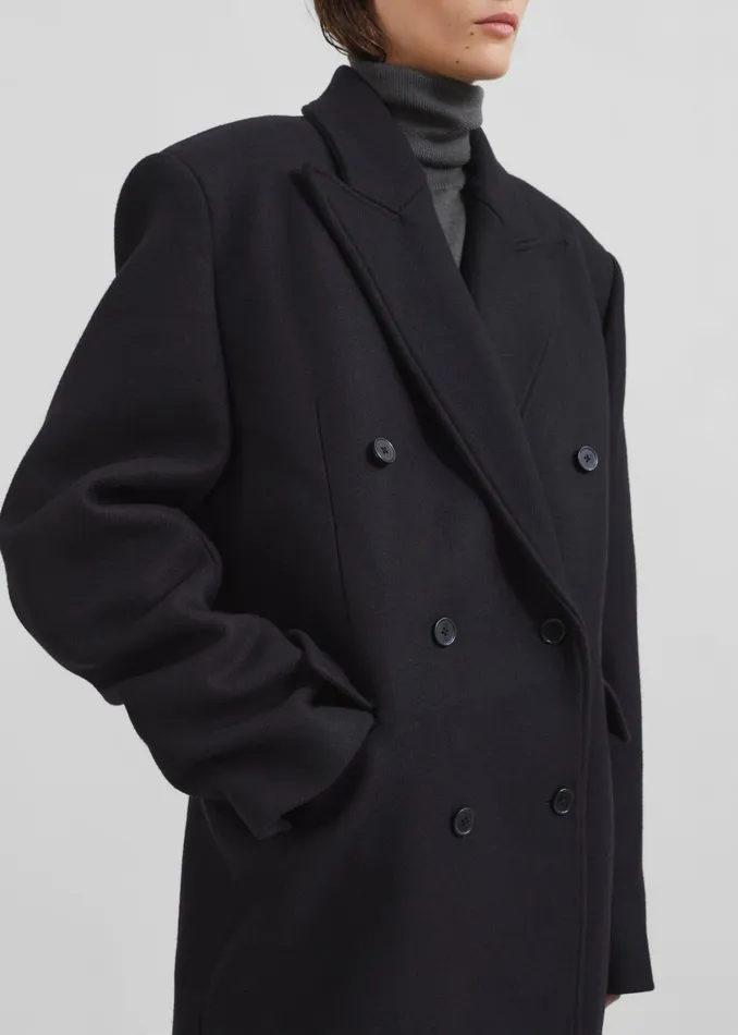 Women Loulou Studio Koon Blazer 8211 Black The Frankie Shop Outerwear