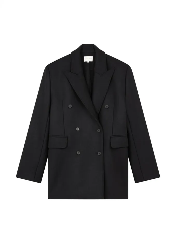 Women Loulou Studio Koon Blazer 8211 Black The Frankie Shop Outerwear