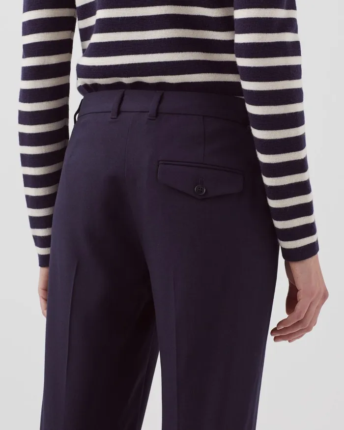 Women Marguerite 8211 Cigarette Trousers Navy Comptoir Des Cotonniers Trousers
