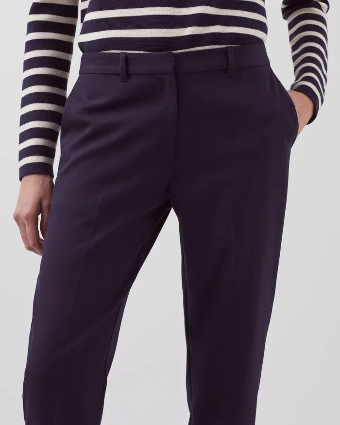 Women Marguerite 8211 Cigarette Trousers Navy Comptoir Des Cotonniers Trousers