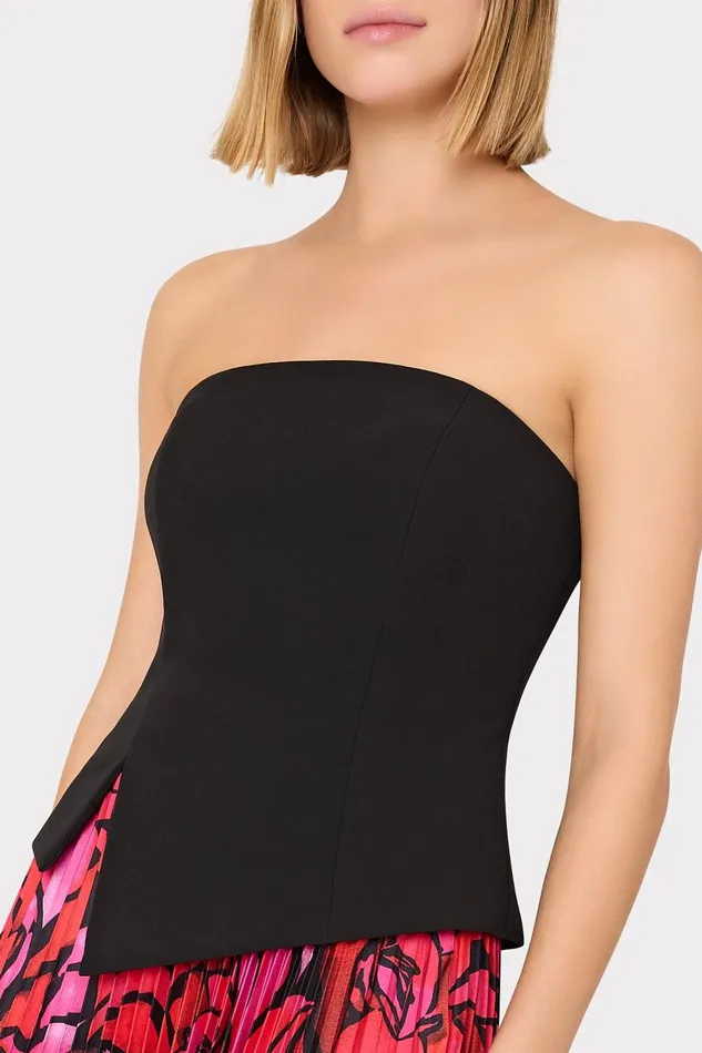 Women Matching Sets Milly Lana Cady Strapless Top Black Women Matching Sets Milly Lana Cady Strapless Top Black
