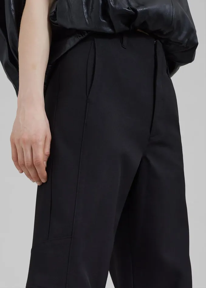 Women Maylis Trousers 8211 Black The Frankie Shop Bottoms