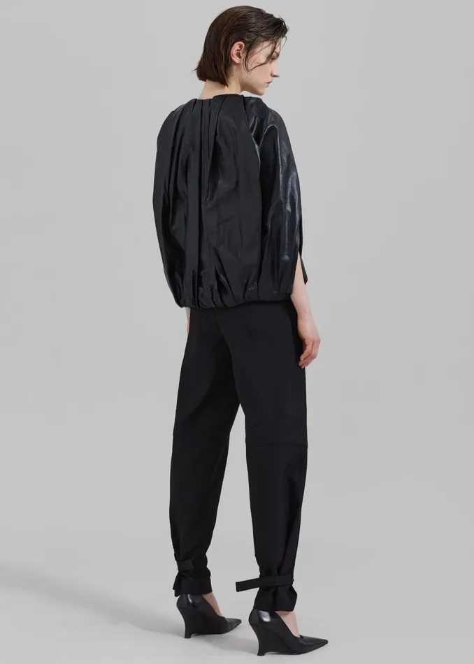 Women Maylis Trousers 8211 Black The Frankie Shop Bottoms