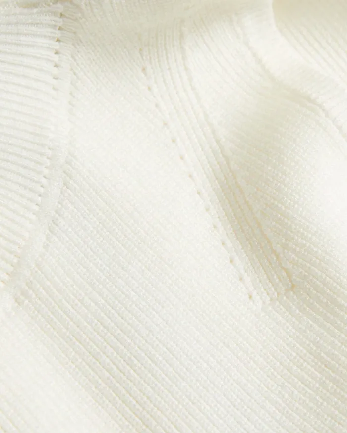 Women MAYUMID 8211 Knit Bodice Dress With Boucle Skirt Ivory Ted Baker Dresses Women MAYUMID 8211 Knit Bodice Dress With Boucle Skirt Ivory Ted Baker Dresses