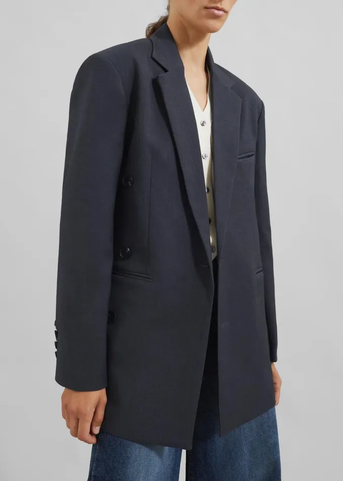 Women Mazie Blazer 8211 Charcoal The Frankie Shop Outerwear