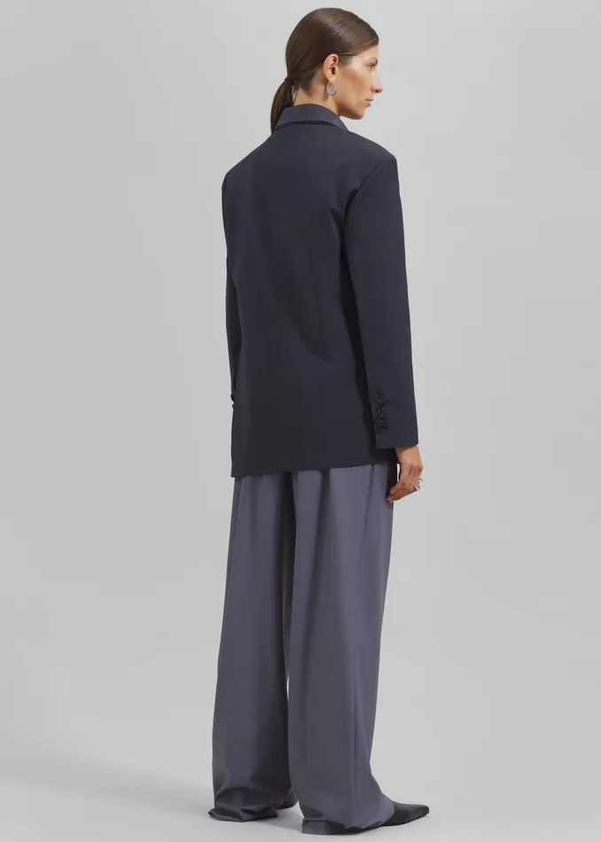 Women Mazie Blazer 8211 Charcoal The Frankie Shop Outerwear