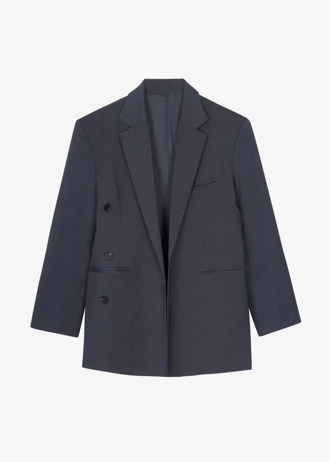 Women Mazie Blazer 8211 Charcoal The Frankie Shop Outerwear