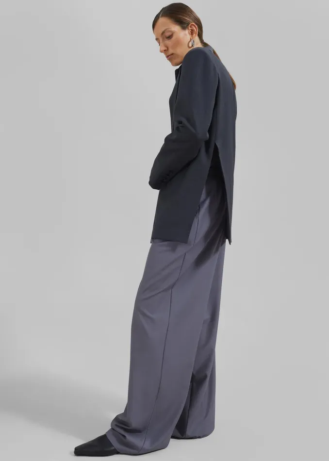Women Mazie Blazer 8211 Charcoal The Frankie Shop Outerwear