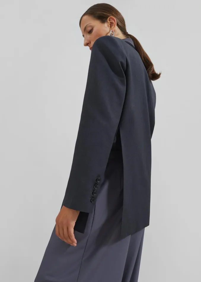 Women Mazie Blazer 8211 Charcoal The Frankie Shop Outerwear