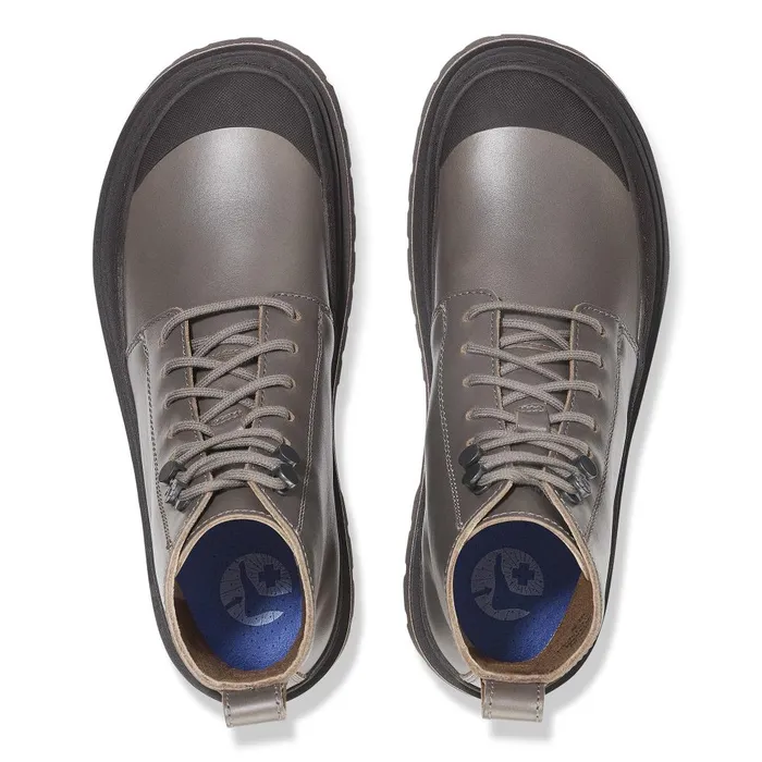 WomenMen Birkenstock Boots Prescott Lace Concrete Gray