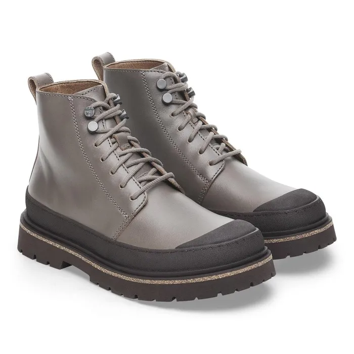 WomenMen Birkenstock Boots Prescott Lace Concrete Gray