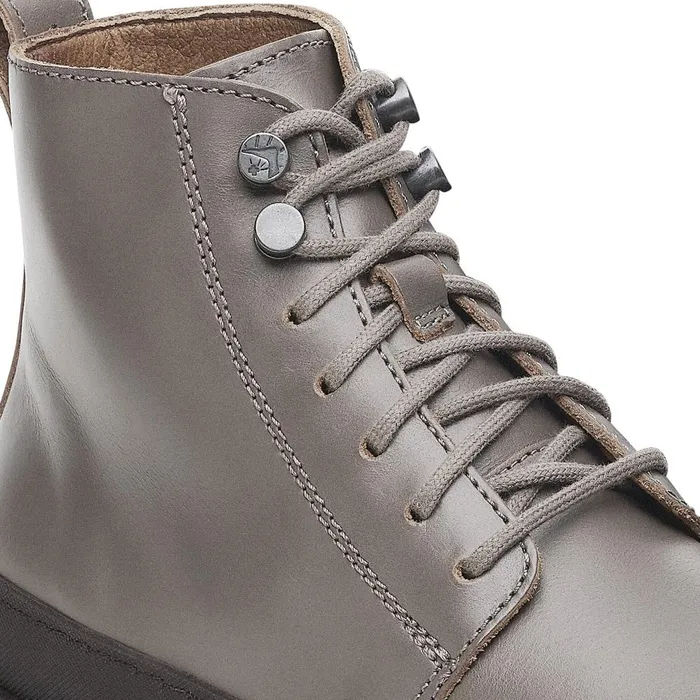 WomenMen Birkenstock Boots Prescott Lace Concrete Gray