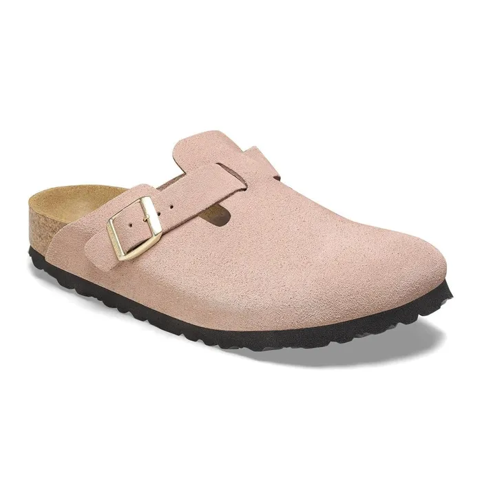 WomenMen Birkenstock Clogs Boston Light Rose