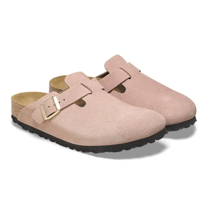 WomenMen Birkenstock Clogs Boston Light Rose