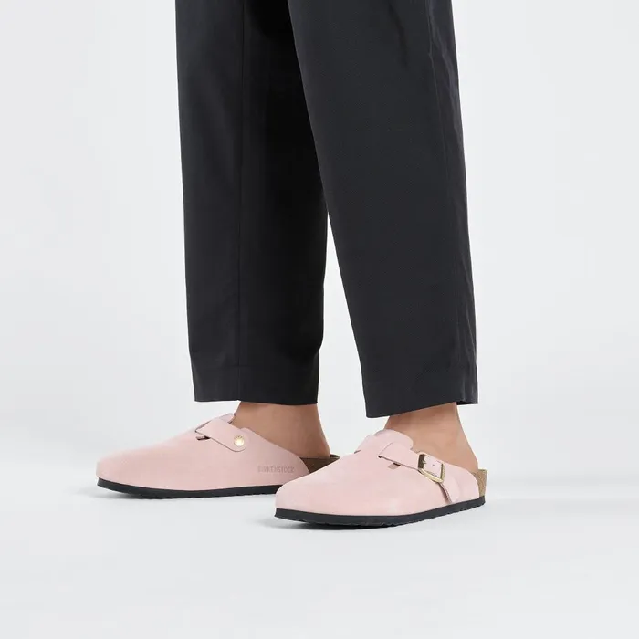 WomenMen Birkenstock Clogs Boston Light Rose