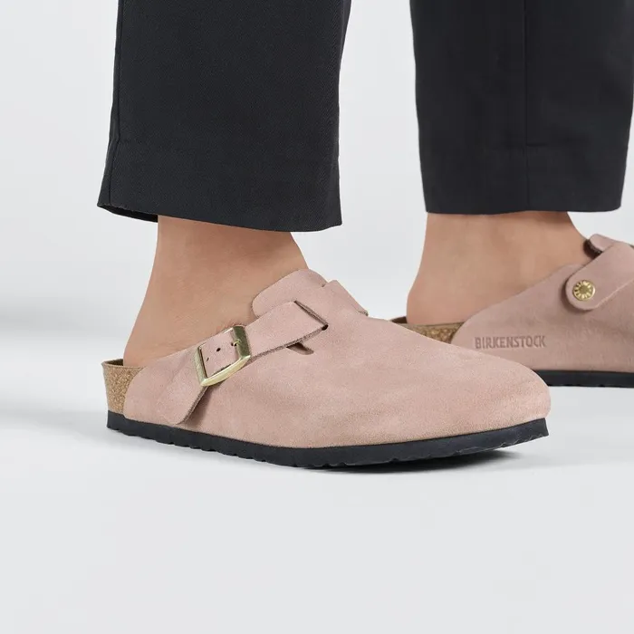 WomenMen Birkenstock Clogs Boston Light Rose